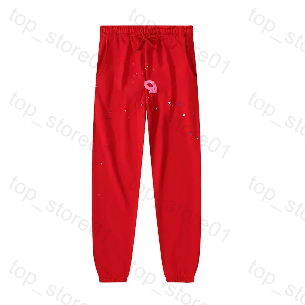 5A Designer Hoodie Mens Web Hoodie for Men 2025 Spider Hoody Women Polo Grid Five Cobweb Pink Spider Hoodies Hip Hop Tracksuit Print Pullover Net Spider Pants Suit 01
