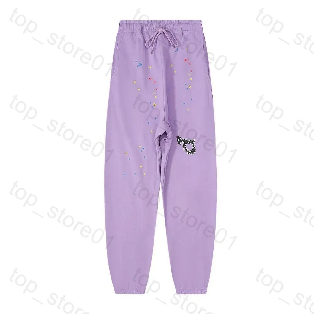 5A Designer Hoodie Mens Web Hoodie for Men 2025 Spider Hoody Women Polo Grid Five Cobweb Pink Spider Hoodies Hip Hop Tracksuit Print Pullover Net Spider Pants Suit 01