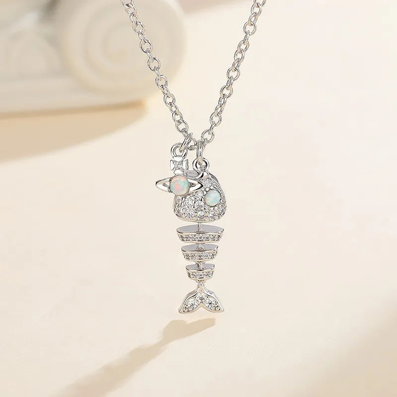 Designer Necklaces Planet Necklaces Sier Gold Moissanite Colorful Necklace Saturn Necklace Royal Party Designer Jewelry