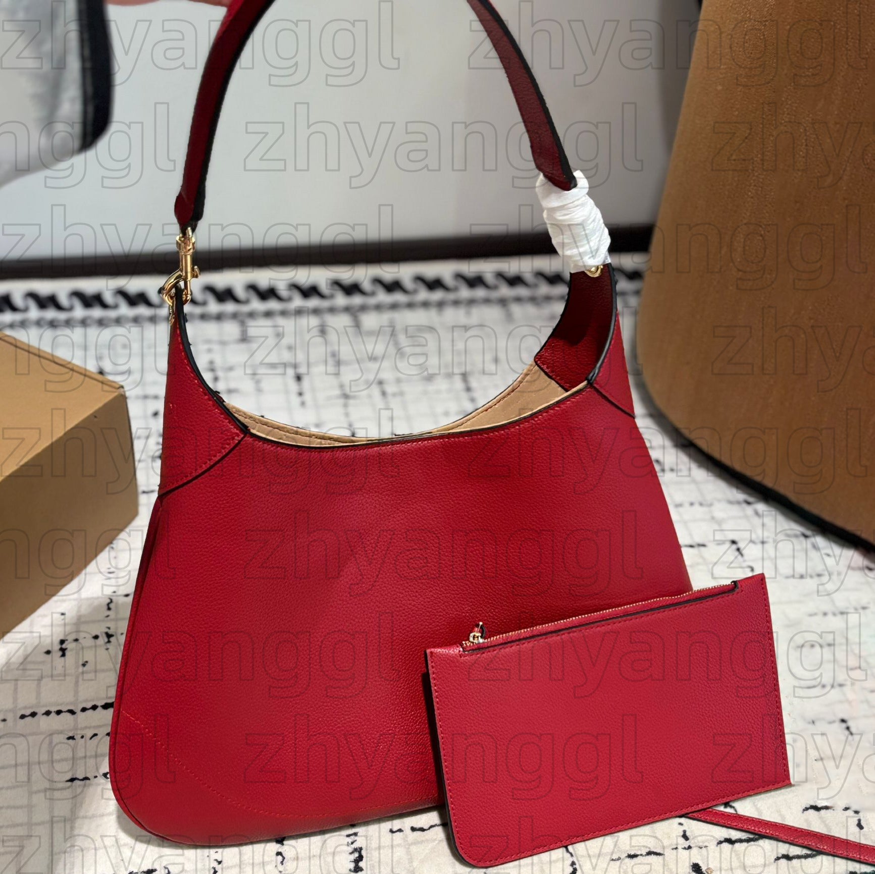 High Quality Handbag Ophidias Designer Bag Women Large Capacity Emblem Tote Bag Luxury Canvas Half Moon Bag Fashion Crossbody Shoulder Bag Vintage Beach Travel Bag
