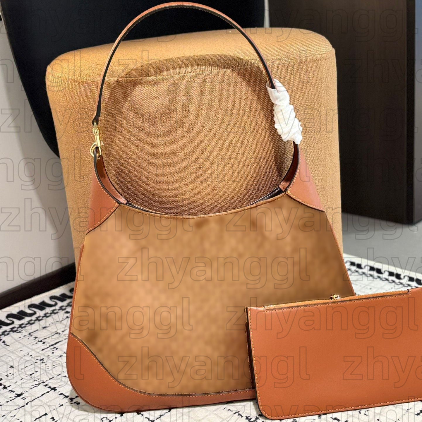 High Quality Handbag Ophidias Designer Bag Women Large Capacity Emblem Tote Bag Luxury Canvas Half Moon Bag Fashion Crossbody Shoulder Bag Vintage Beach Travel Bag