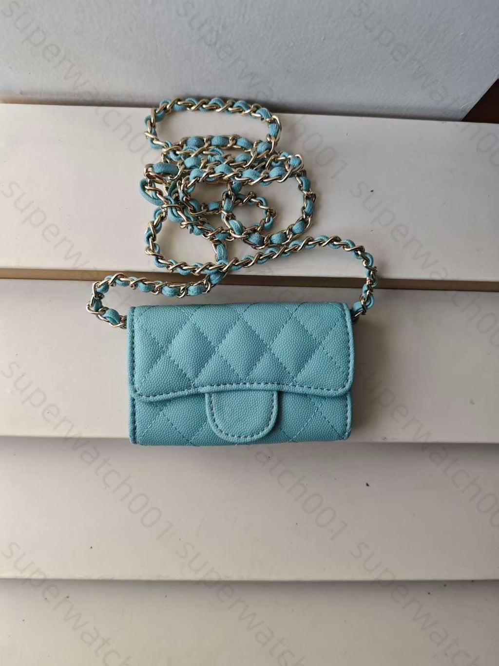Top Designer Shoulder Bag Chain Handbag Plaid Wallet Double Letter Solid Buckle Sheepskin Caviar Pattern Women Luxury Evening Bag Mini Handbag 7750