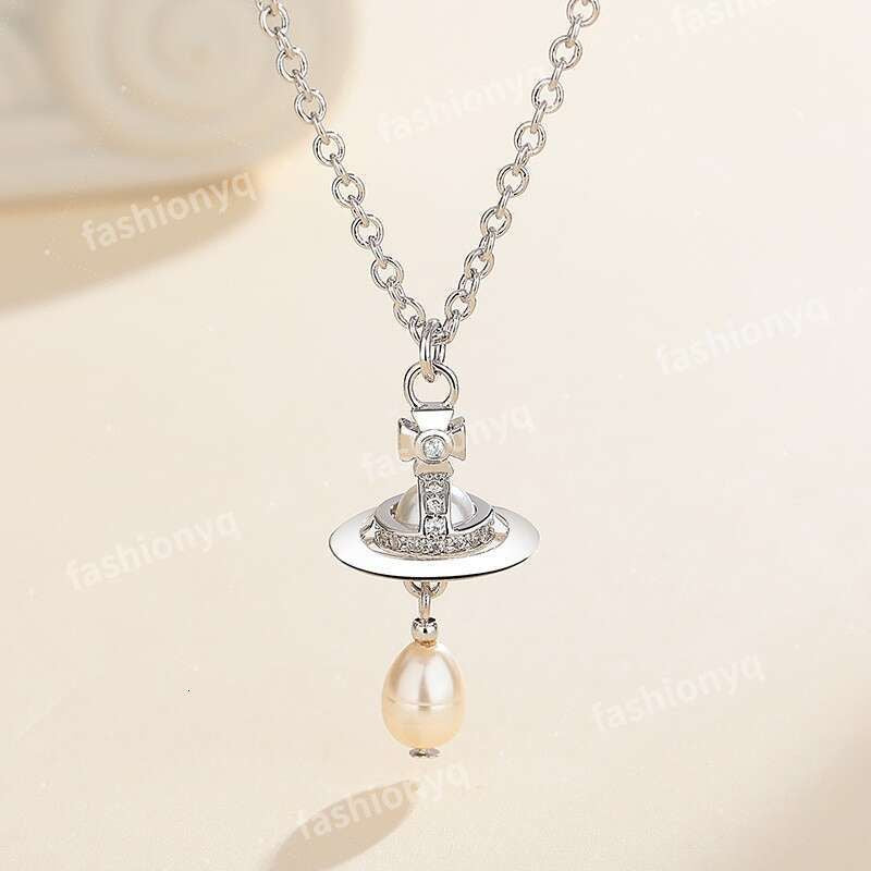 Designer Necklaces Planet Necklaces Sier Gold Moissanite Colorful Necklace Saturn Necklace Royal Party Designer Jewelry