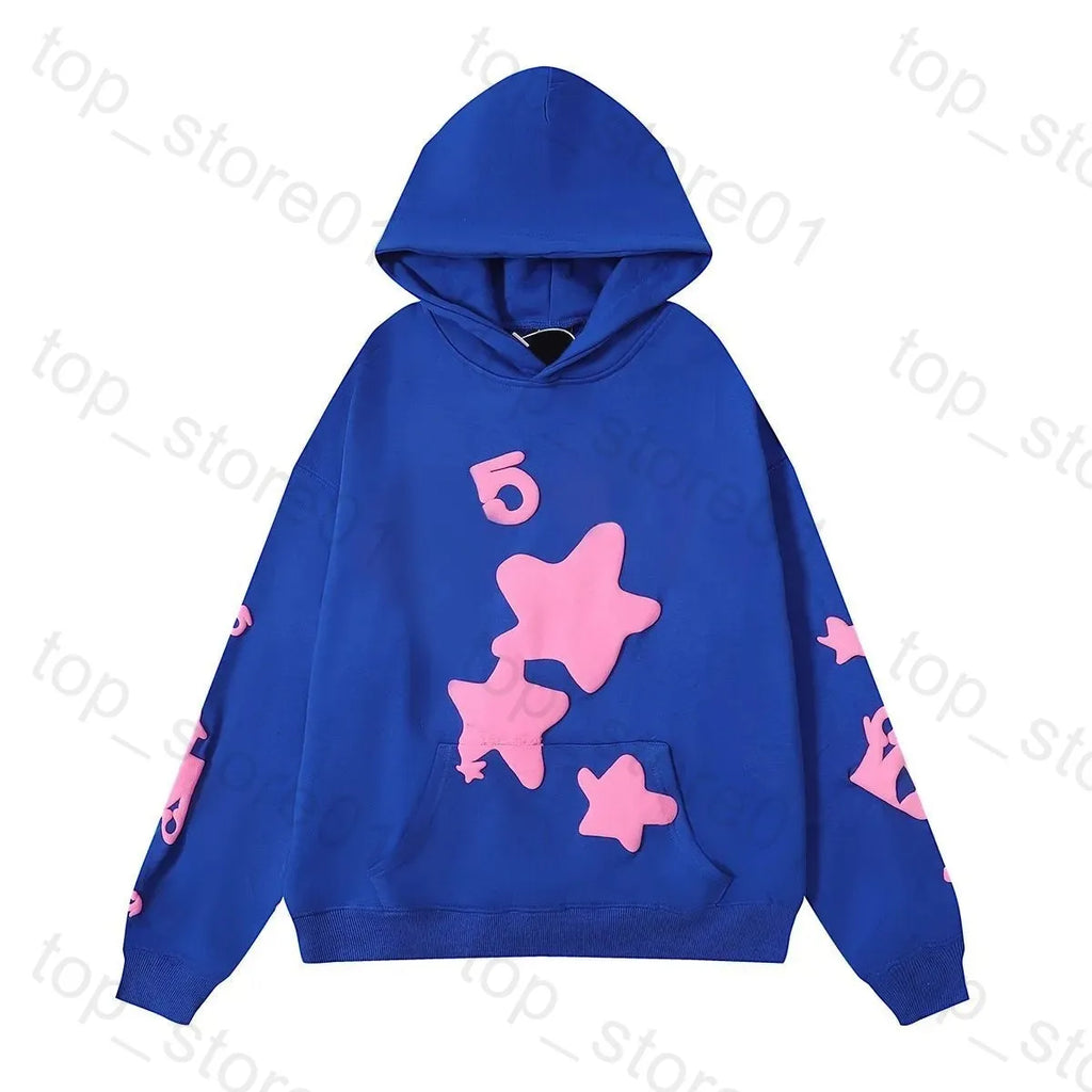 5A Designer Hoodie Mens Web Hoodie for Men 2025 Spider Hoody Women Polo Grid Five Cobweb Pink Spider Hoodies Hip Hop Tracksuit Print Pullover Net Spider Pants Suit 01