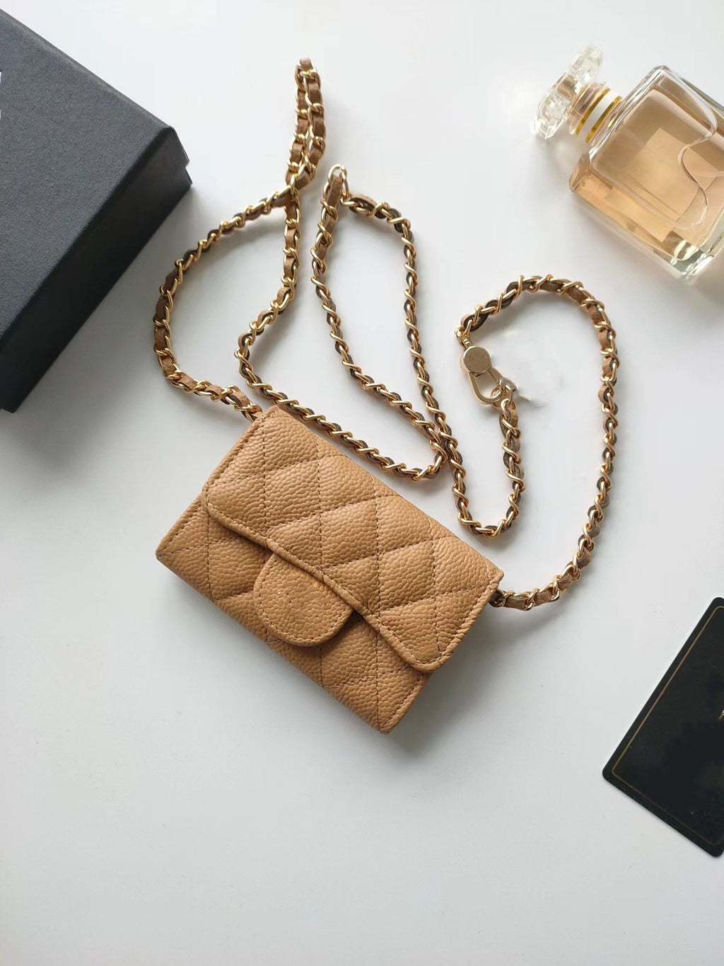 Top Designer Shoulder Bag Chain Handbag Plaid Wallet Double Letter Solid Buckle Sheepskin Caviar Pattern Women Luxury Evening Bag Mini Handbag 7750