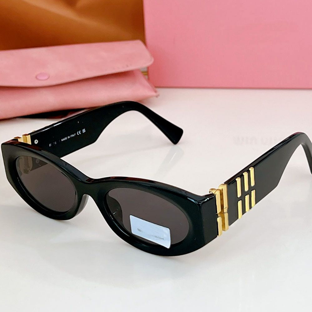 Designer Muimu 04Zs Sunglasses Italian Luxury Fashion Trimui Muir 04Z Oval Sun Glasses Men and Women Tortoise Brown Nerd Sunglasses with Box