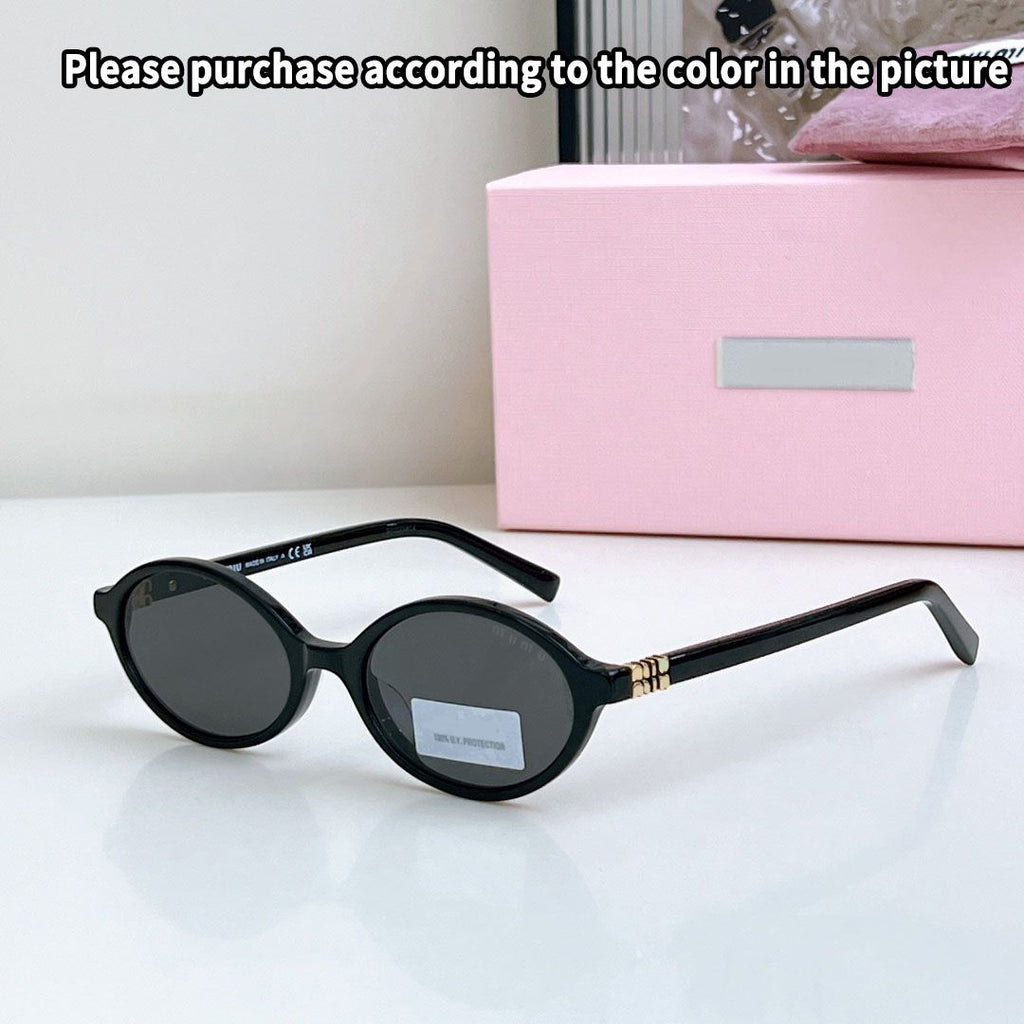 Designer Muimu 04Zs Sunglasses Italian Luxury Fashion Trimui Muir 04Z Oval Sun Glasses Men and Women Tortoise Brown Nerd Sunglasses with Box