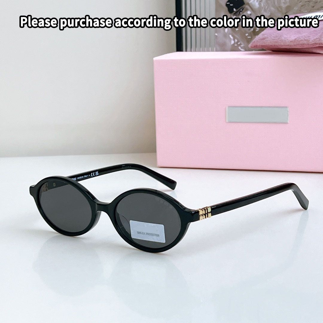 Designer Muimu 04Zs Sunglasses Italian Luxury Fashion Trimui Muir 04Z Oval Sun Glasses Men and Women Tortoise Brown Nerd Sunglasses with Box