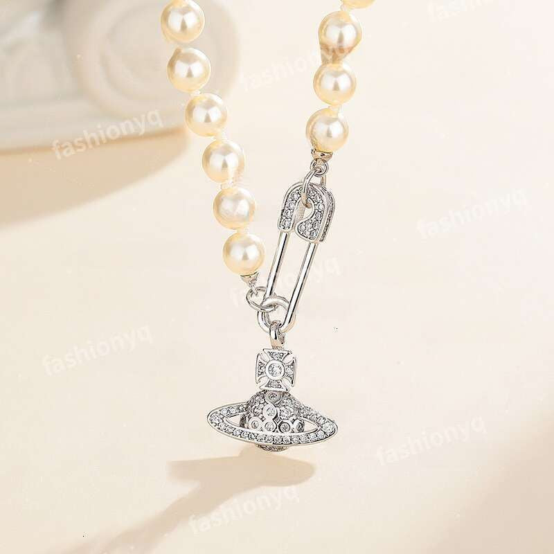 Designer Necklaces Planet Necklaces Sier Gold Moissanite Colorful Necklace Saturn Necklace Royal Party Designer Jewelry