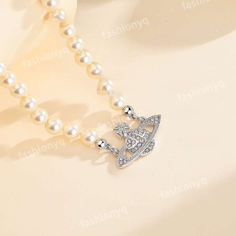Designer Necklaces Planet Necklaces Sier Gold Moissanite Colorful Necklace Saturn Necklace Royal Party Designer Jewelry