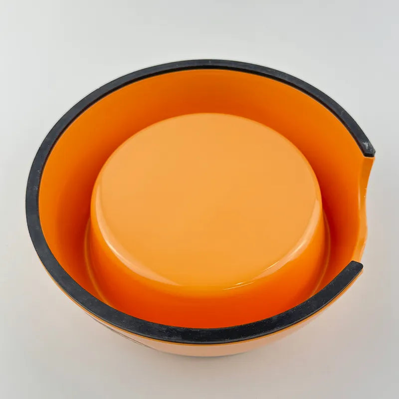 Designer Pets Bowls 2 in 1 Dog Food Water Bowl, Luxury Stainless Steel Pet Dishes Melamine Cat Feeder Bowls with Non-Skid Base for Medium Small Dog, Feeding, Drinking J30