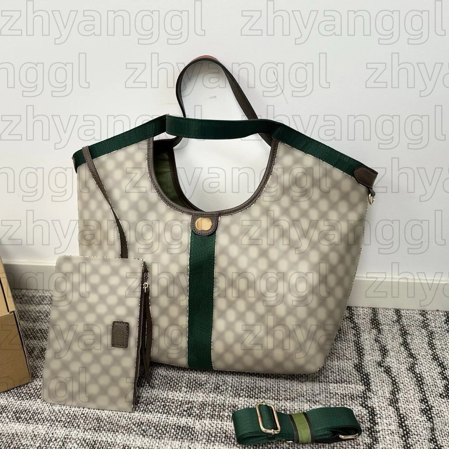 High Quality Handbag Ophidias Designer Bag Women Large Capacity Emblem Tote Bag Luxury Canvas Half Moon Bag Fashion Crossbody Shoulder Bag Vintage Beach Travel Bag