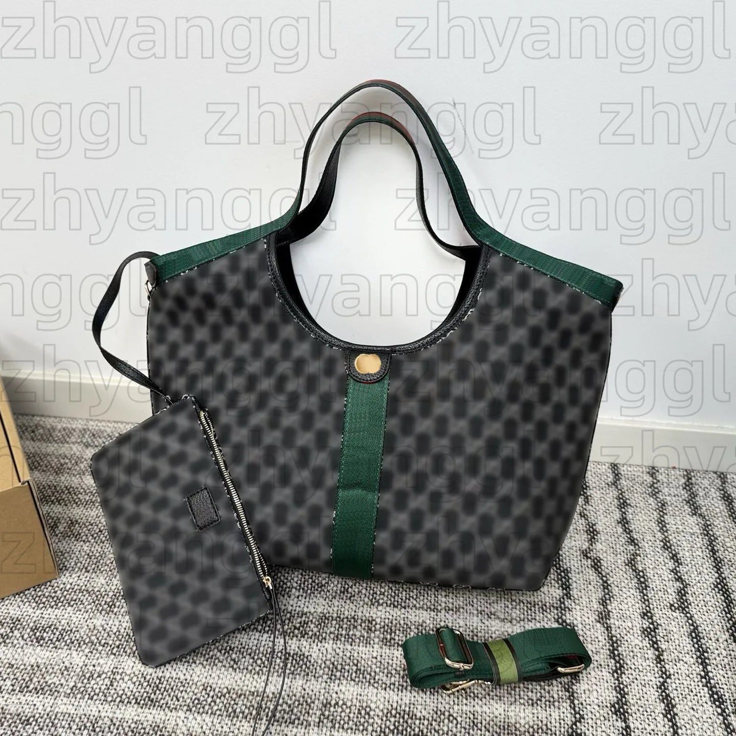 High Quality Handbag Ophidias Designer Bag Women Large Capacity Emblem Tote Bag Luxury Canvas Half Moon Bag Fashion Crossbody Shoulder Bag Vintage Beach Travel Bag