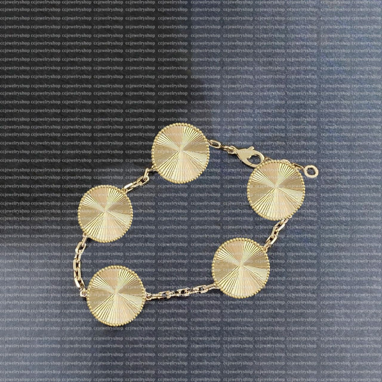 Classic Fashion Charm Bracelets Bangle Chain 18K Gold Agate Shell for Women&Girl Wedding Mother' Day Jewelry Women Bracelet -1