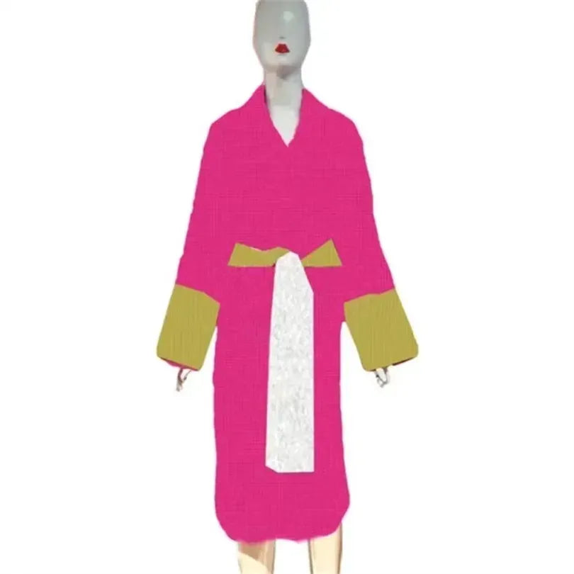 Sleep Bathrobe Women Robe Sleepwear Man Cotton Sleepwear Night Robe Highquality Bathrobe Designer Robe Breathable 2024